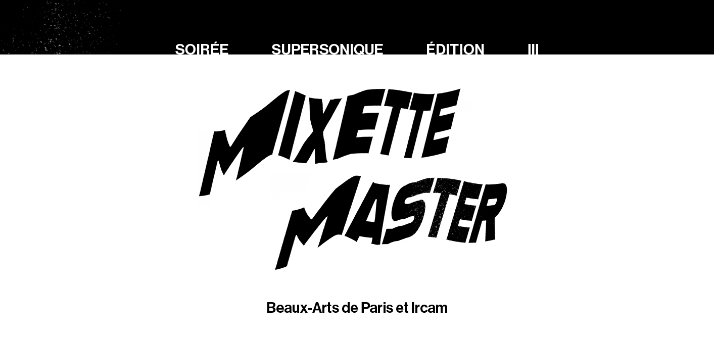 Soirée SUPERSONIQUE - Mixette Master