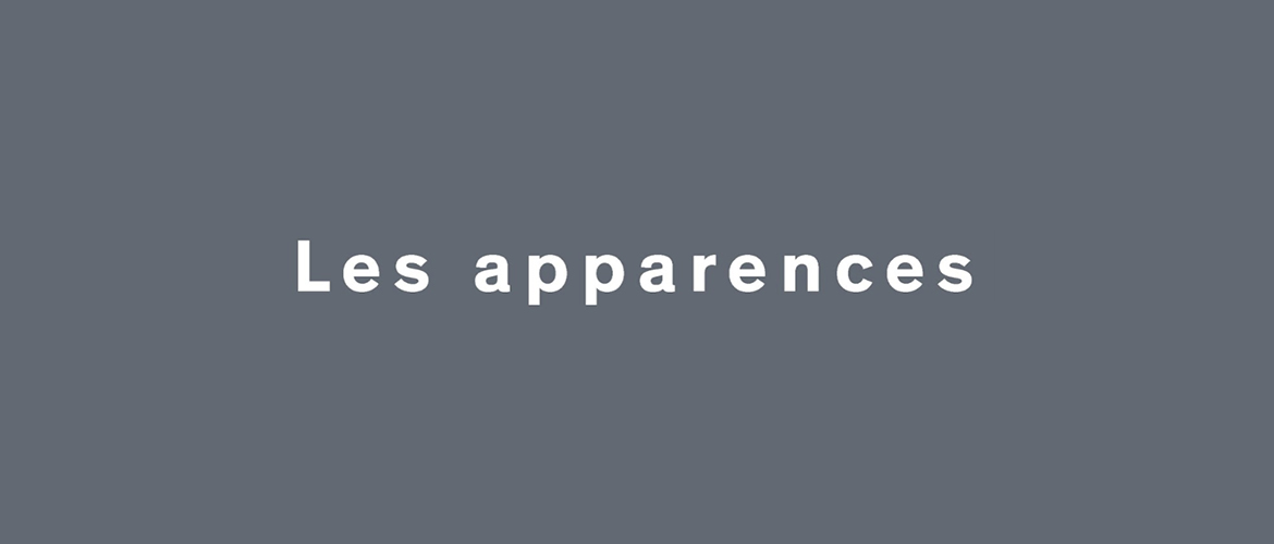 Logo "Les apparences"